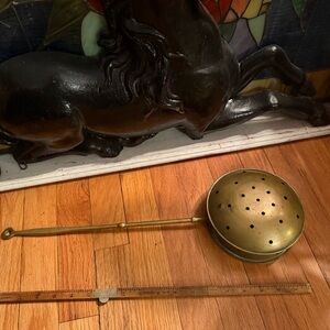 Vintage Brass Bed Warmer
